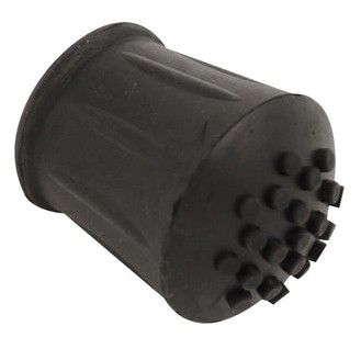 1/2” black walk stick ferrules