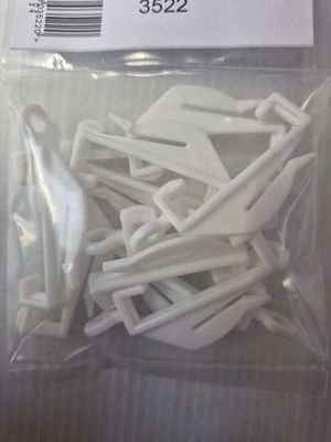 (x10)DECORAIL CURTAIN GLIDERS