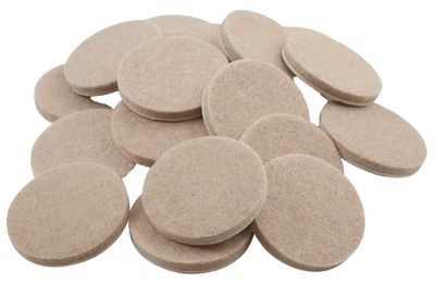 1" HEAVY DUTY S/A FELT PADS