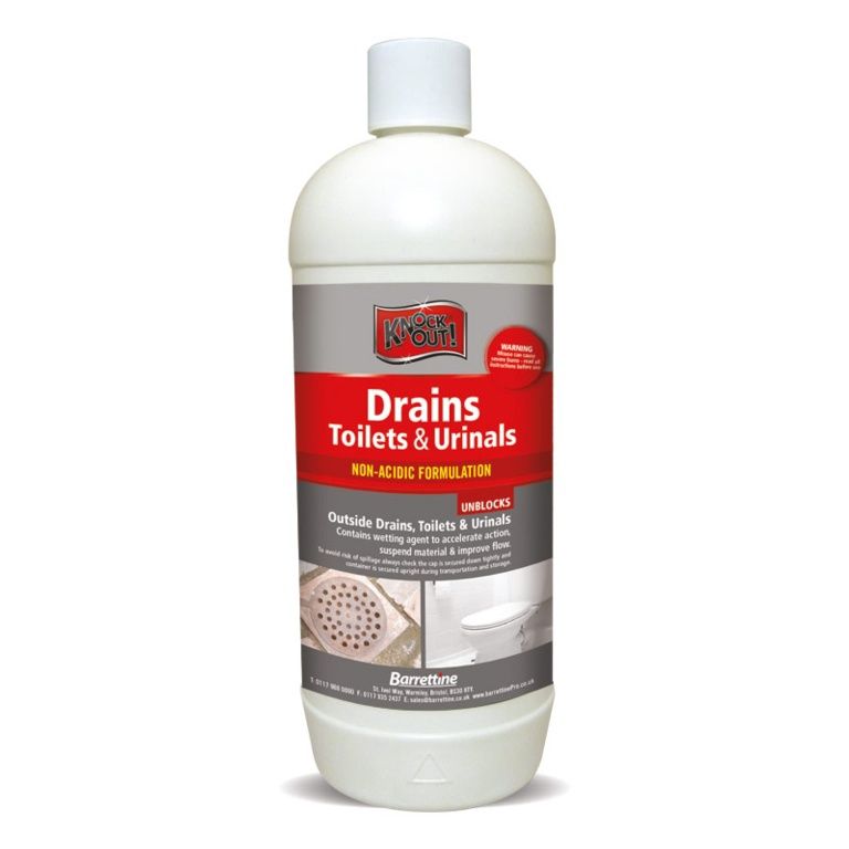 KNOCKOUT DRAIN TOILET &amp; URINAL 1LT