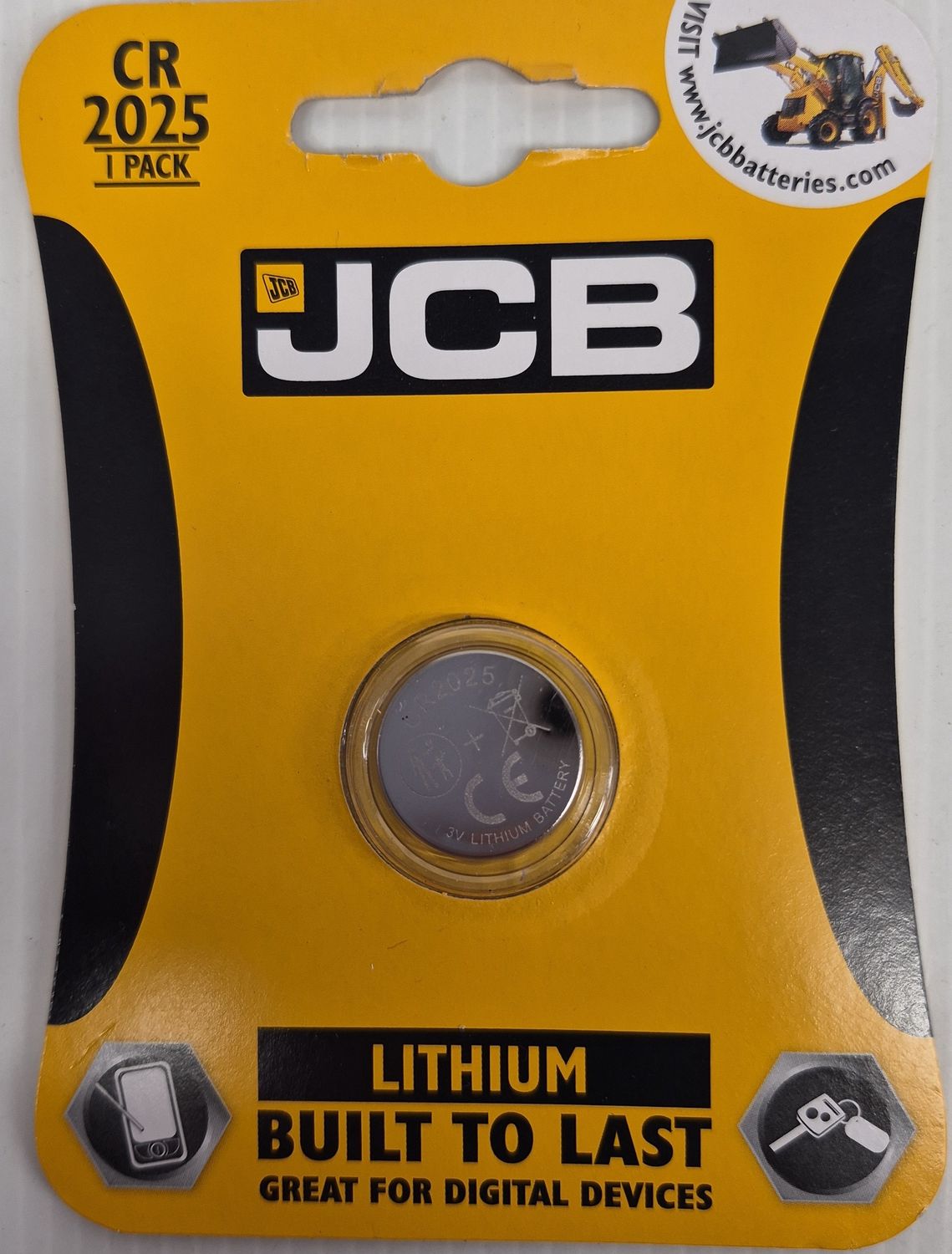 LITHIUM CR2025 BATTERY 1PK