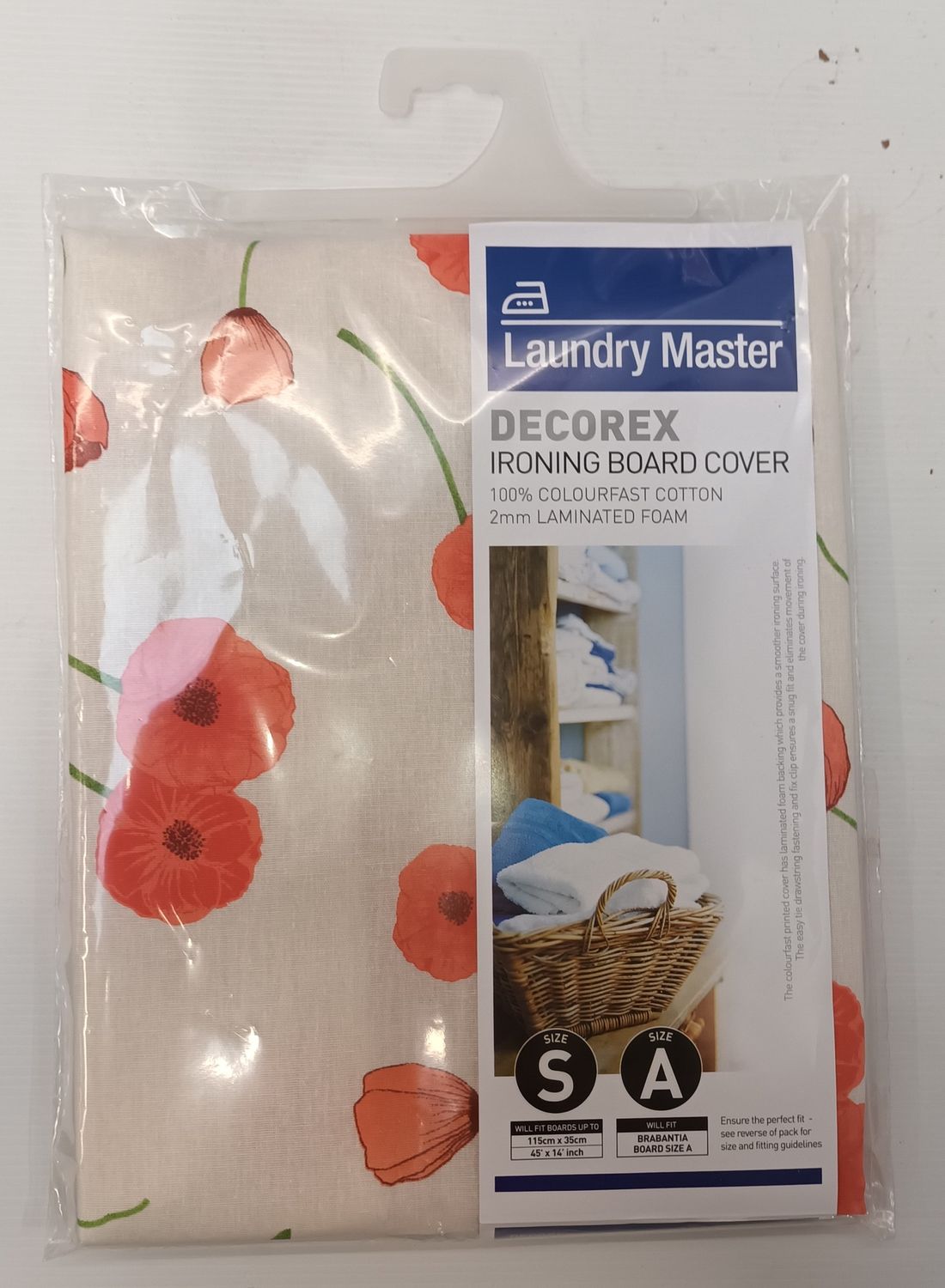 LAUNDRY MASTER IRONING BOARD COVER 115 X 35CM