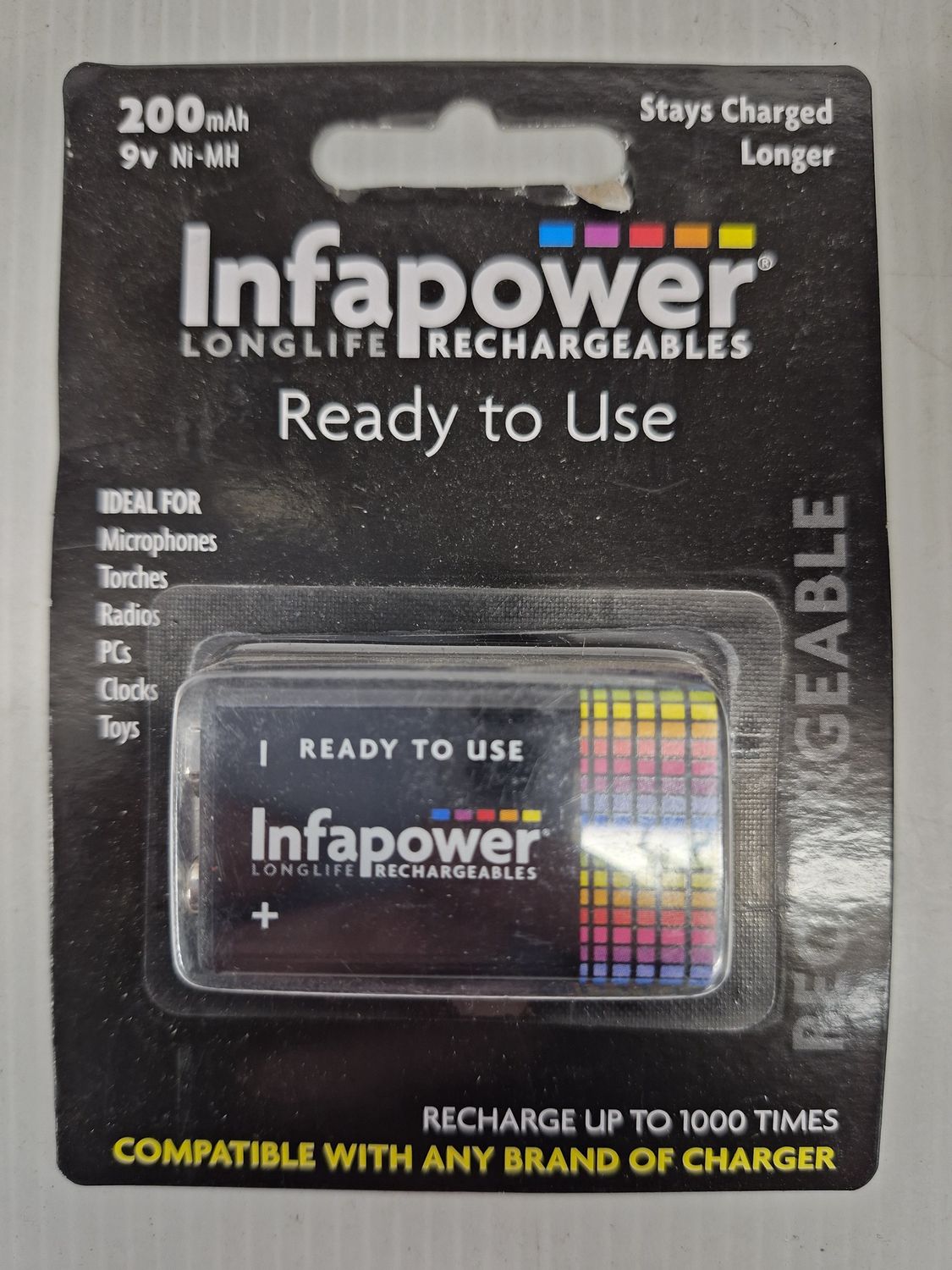 INFAPOWER RECHARGEABLE BATTERY RTU