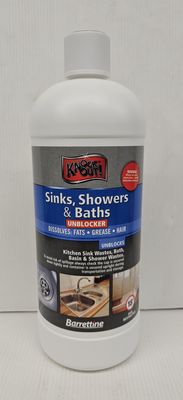 KNOCKOUT SINK, SHOWER &amp; BATH UNBLOCKER 1L