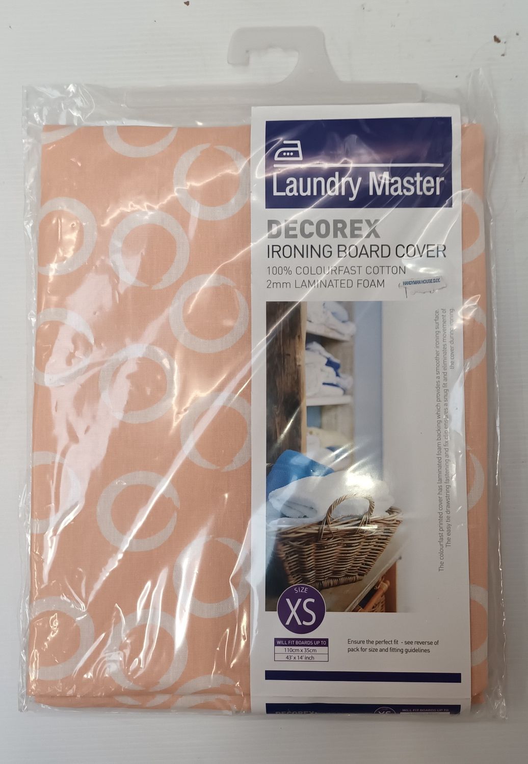 LAUNDRY MASTER IRONING BOARD COVER 110 X 35CM