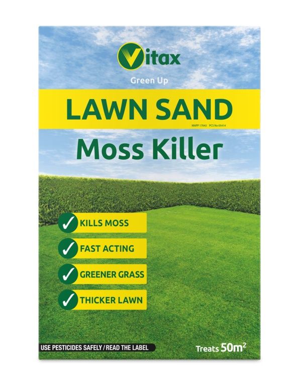 LAWN SAND MOSS KILLER 50M2