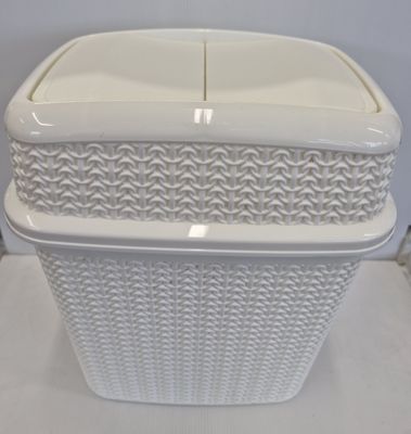 JVL Loop Push Top Bin 10L White