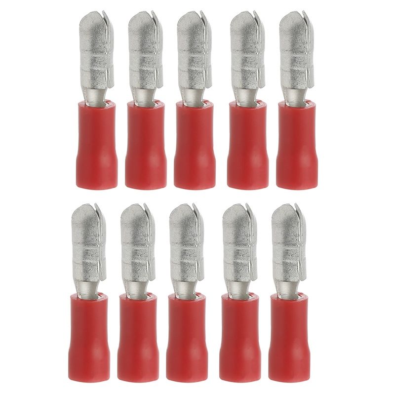 MALE BULLET CONNECTOR RED