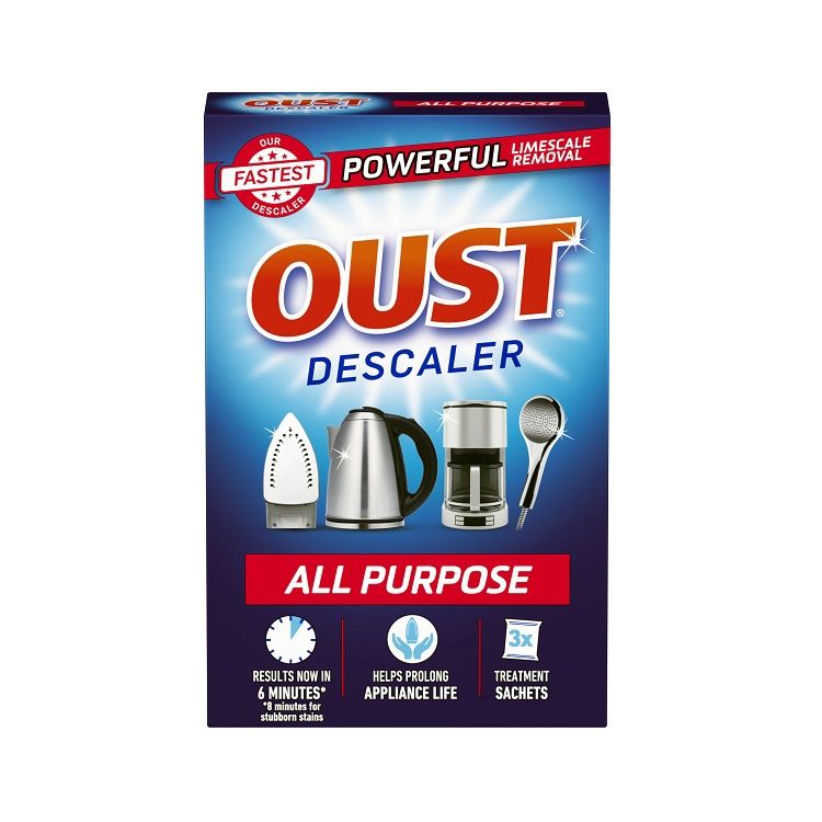 OUST ALL PURPOSE DESCALER 3 X 25ML SACHET
