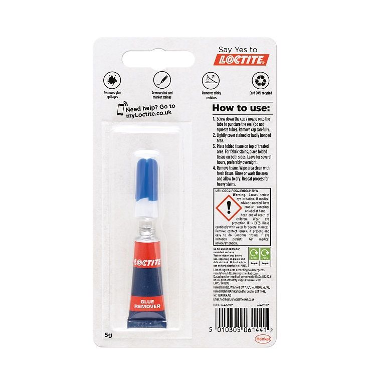 LOCTITE GLUE REMOVER GEL 5G