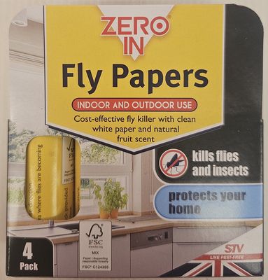 FLY PAPERS 4 PACK