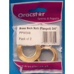 ORACSTAR PPW568 BRASS BACK NUTS 3/4