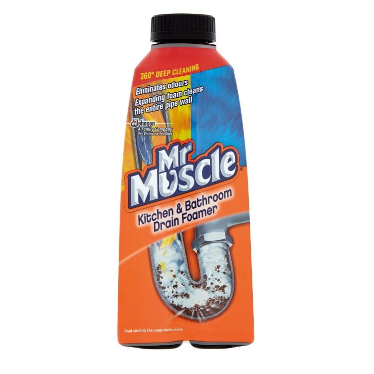 MR MUSCLE SINK &amp; DRAIN FOAMER LIQUID 500ML