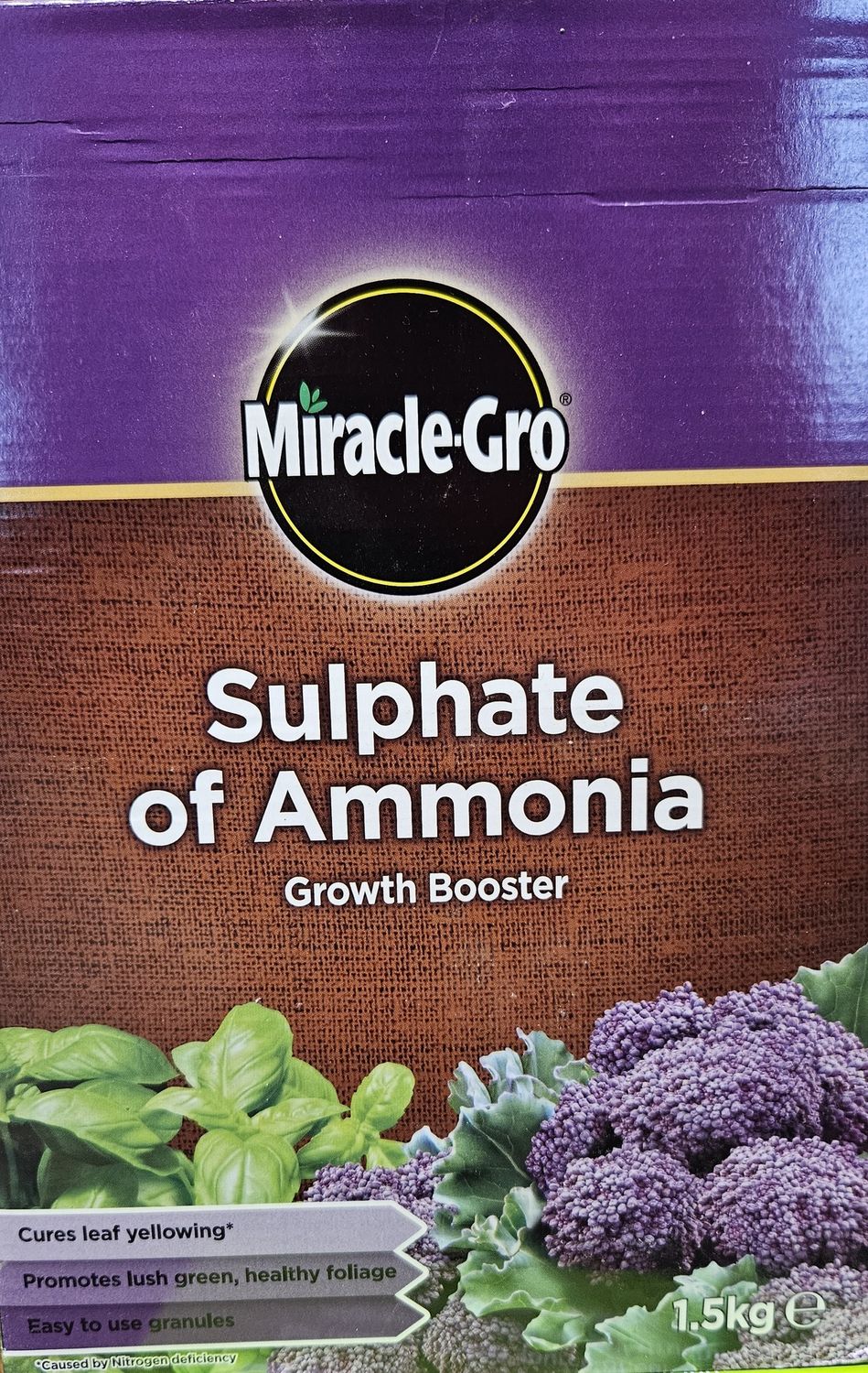 SULPHATE OF AMMONIA  GROWTH BOOSTER 1.5KG MIRACLE GRO