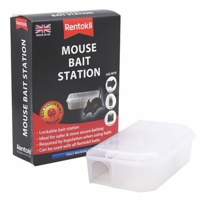 RENTOKIL MOUSE LOCKABLE BAIT STATION