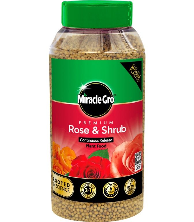 MIRACLE GRO ROSE &amp; SHRUB CON RELEASE JAR 900G