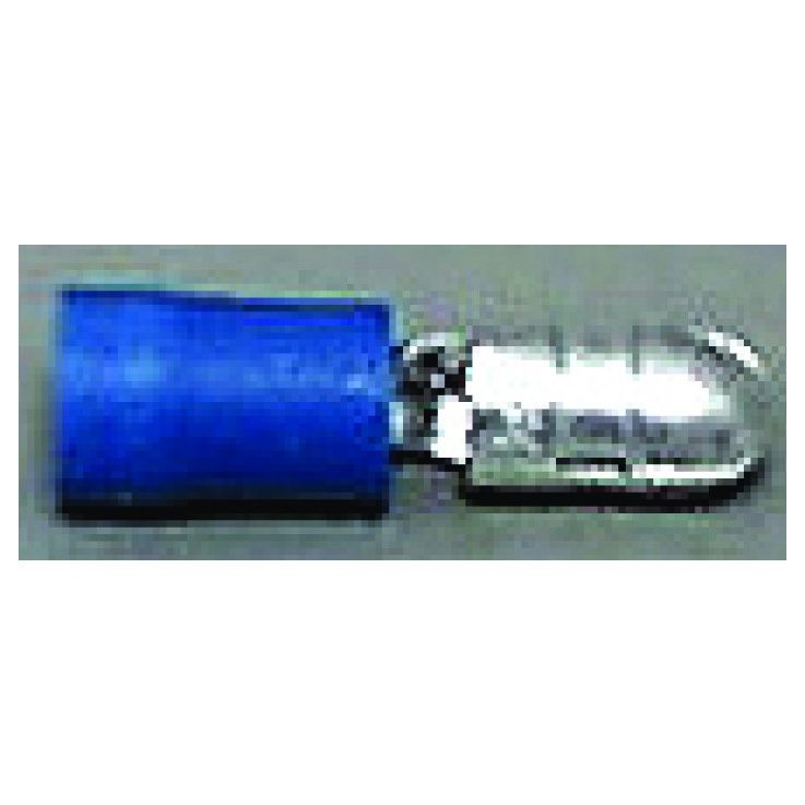 MALE BULLET CONNECTOR BLUE