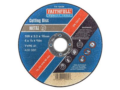 METAL CUTTING DISC 115X 3.2X 22MM