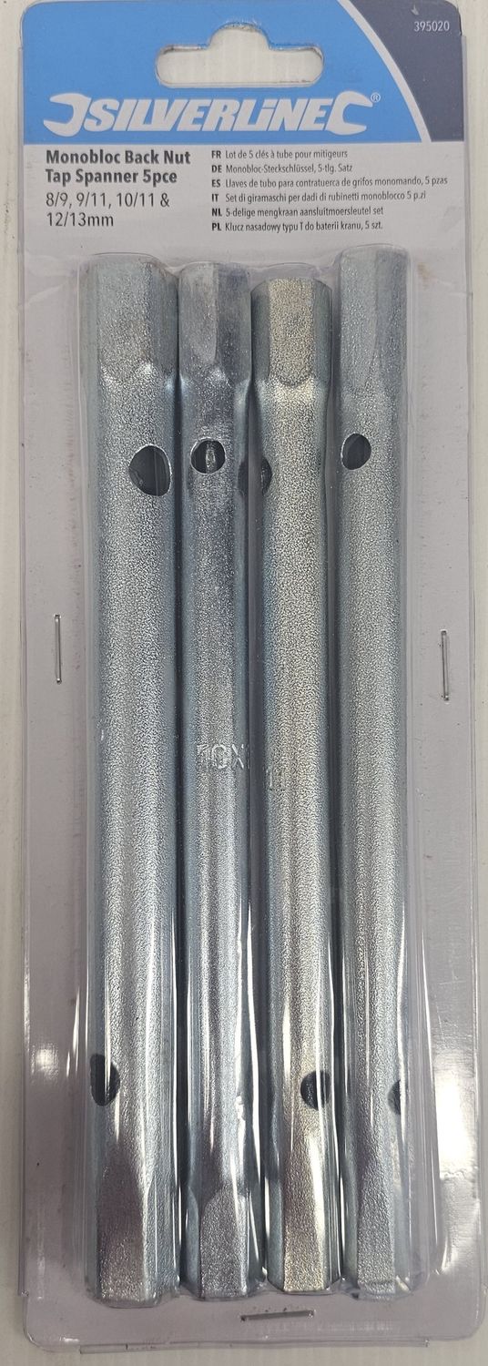 Monobloc Back Nut Tap Spanner 5pce