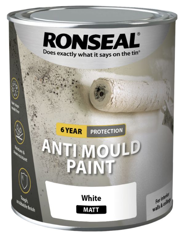 RONSEAL ANTI MOULD PAINT MATT 750ML