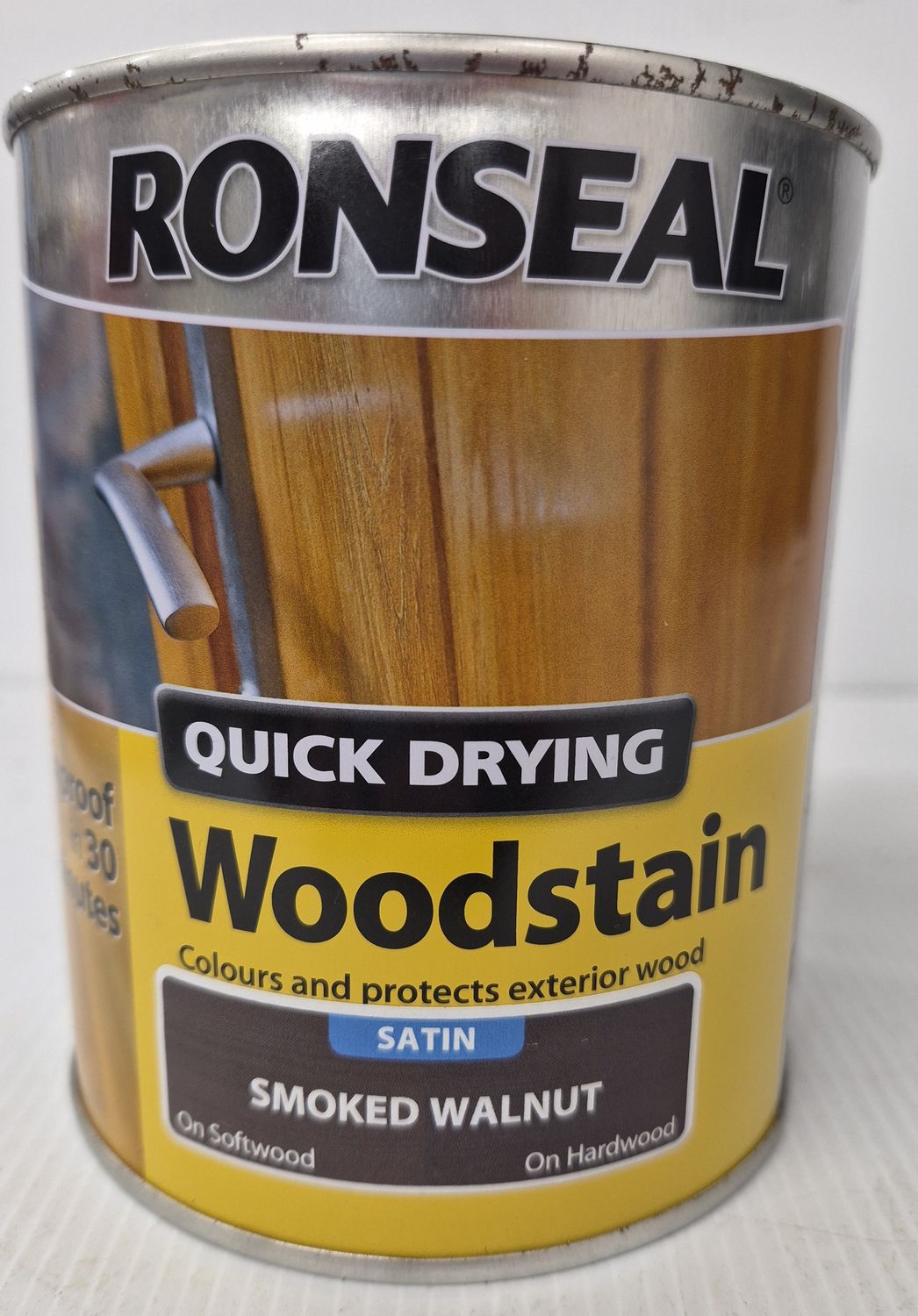 RONSEAL QUICK DRY WOODSTAIN SMOKED WALNUT 750ML