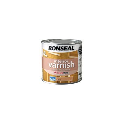 RONSEAL INTERIOR VARNISH CLEAR SATIN 250MLL