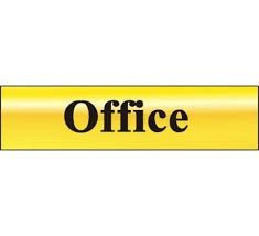 OFFICE SIGN BRASS 200X50MM