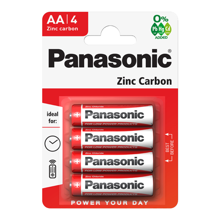 PANASONIC AA BATTERY 4 PACK