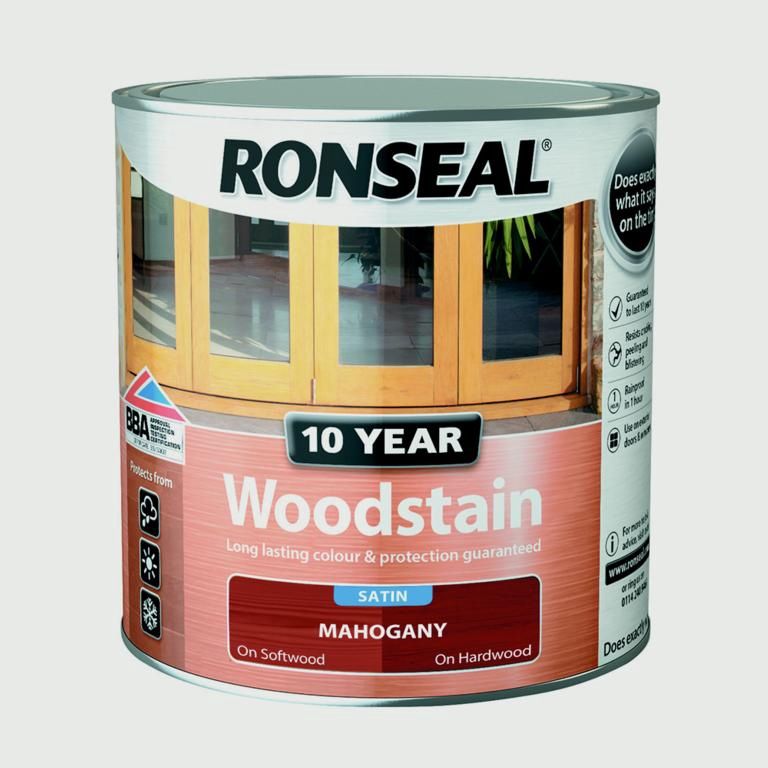RONSEAL 10 YEAR WOODSTAIN MAHOGANY 750ML