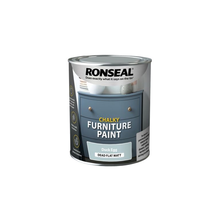 RONSEAL CHALKY PAINT DUCK EGG 750ML