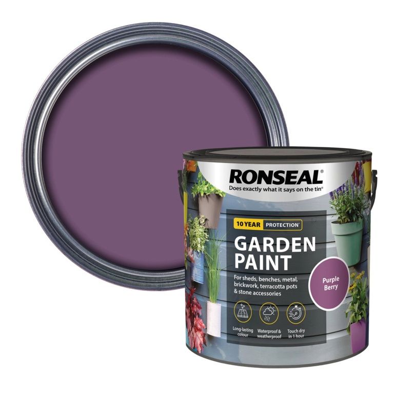 RONSEAL GARDEN PAINT PURPLE BERRY 2.5L