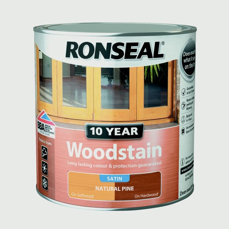 RONSEAL 10 YEAR WOODSTAIN NATURAL PINE 750ML