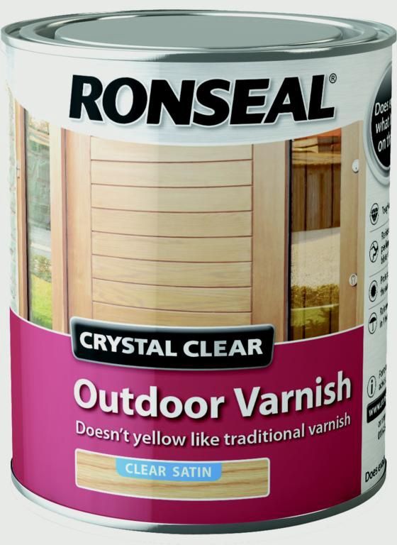 RONSEAL OUTDOOR VARNISH SATIN 750ML