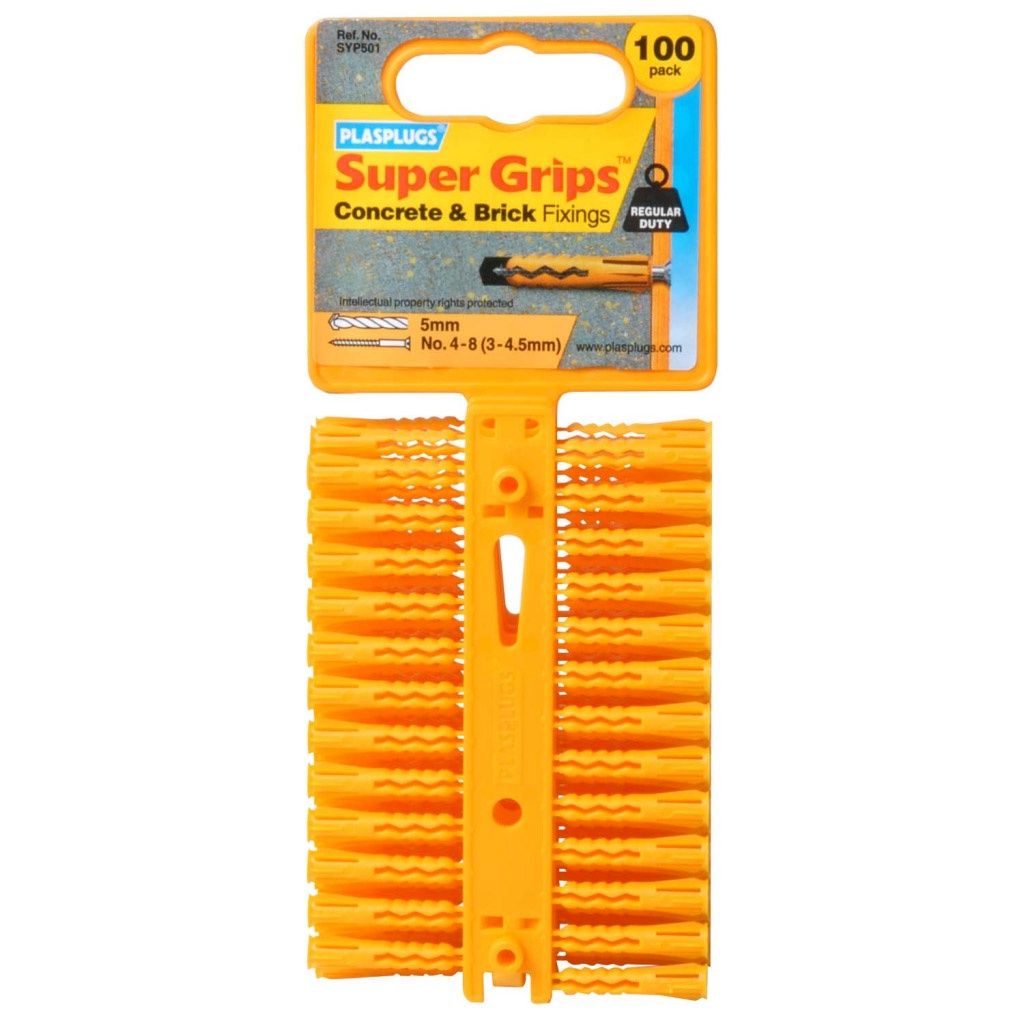 PLASPLUG SUPERGRIP YELLOW SYP501