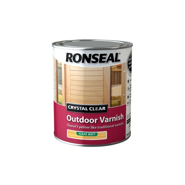 RONSEAL OUTDOOR VARNISH MATT 750ML