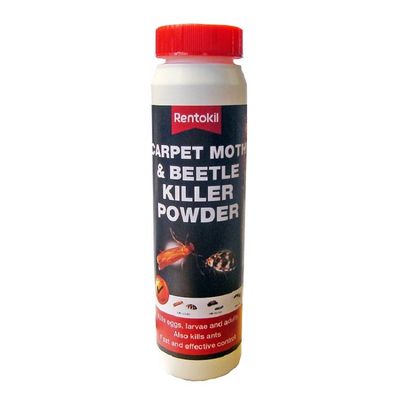RENTOKIL CARPET MOTH &amp; BETTLE KILLER POWDER