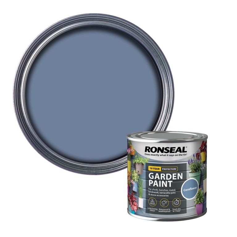 RONSEAL GARDEN PAINT CORNFLOWER 250ML