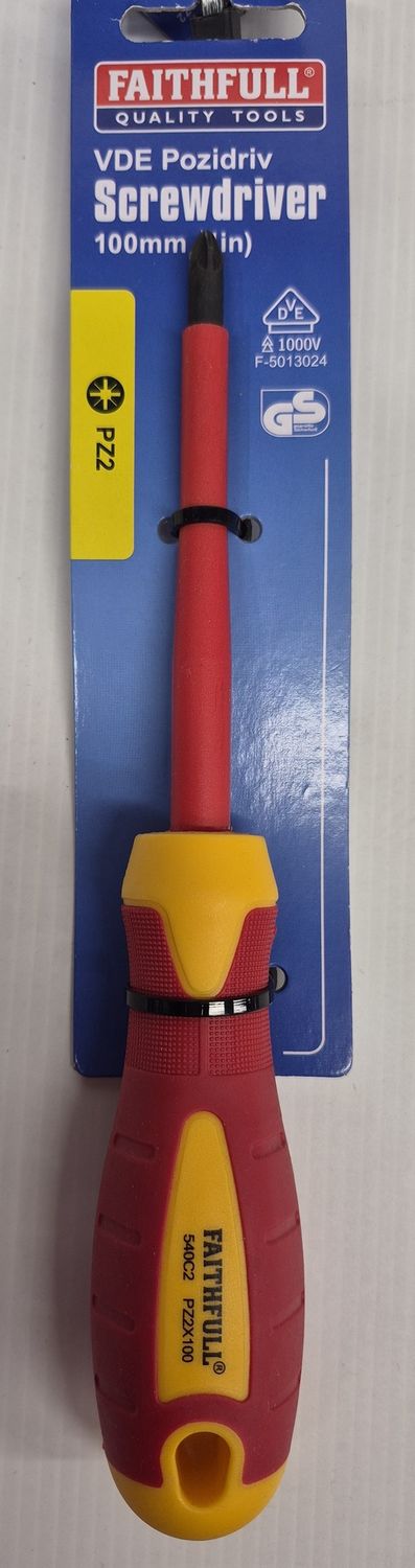 PZ2 X 100MM VDE SCREWDRIVER