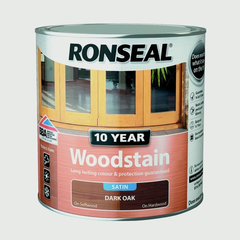RONSEAL 10 YEAR WOODSTAIN DARK OAK 750ML