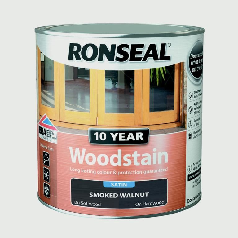 RONSEAL 10 YEAR WOODSTAIN SMOKED WALNUT 750ML