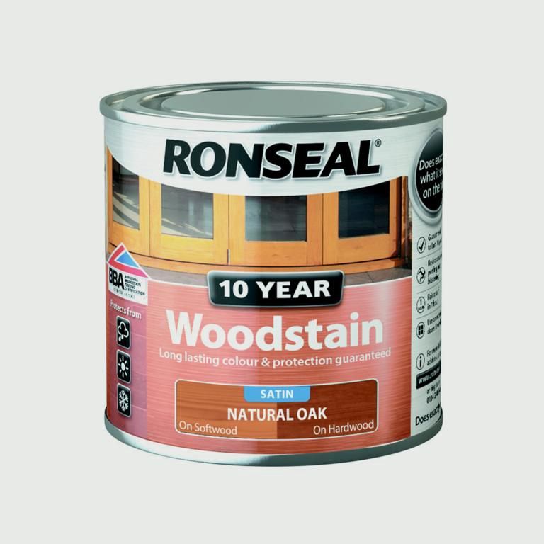 RONSEAL 10 YEAR WOODSTAIN NATURAL OAK 250ML