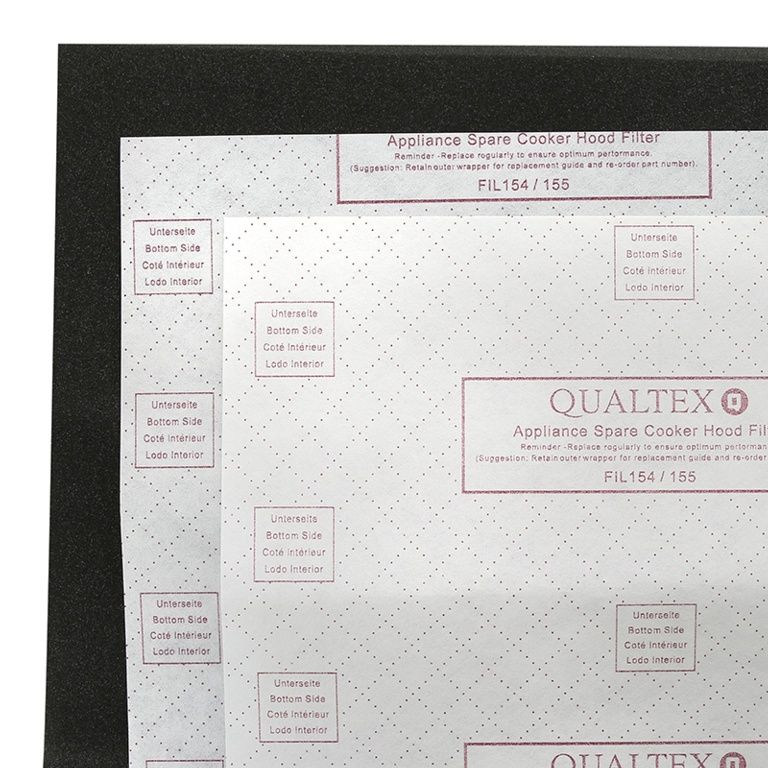 QUALTEX COOKER HOOD GREASE &amp; ODOUR FILTERS