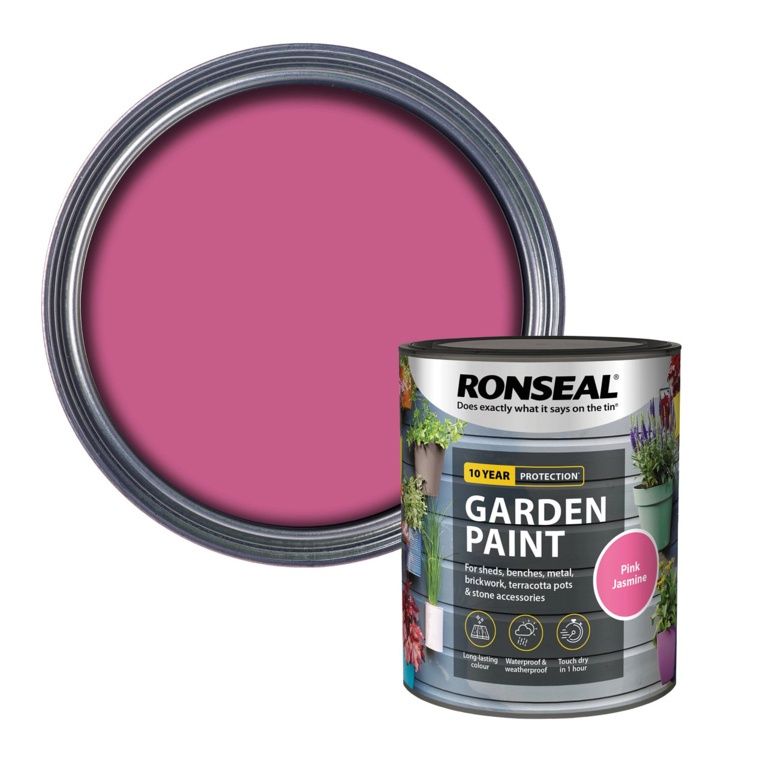 RONSEAL GARDEN PAINT PINK JASMINE 750ML
