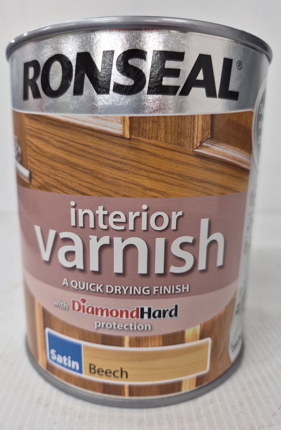 RONSEAL INTERIOR VARNISH BEECH 750ML SATIN