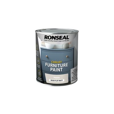 RONSEAL CHALKY PAINT PEBBLE 750ML