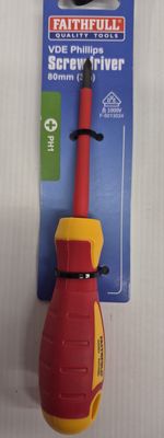 PH1 X 80MM VDE SCREWDRIVER