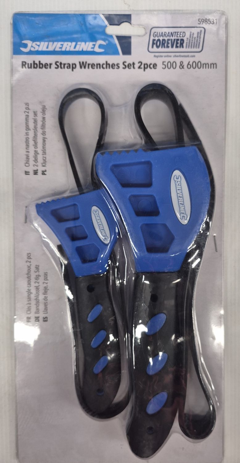 RUBBER STRAP WRENCHES SET 2