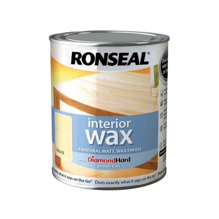 RONSEAL WAX MATT NATURAL 750ML