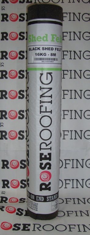 ROOFING FELT BLACK 8M