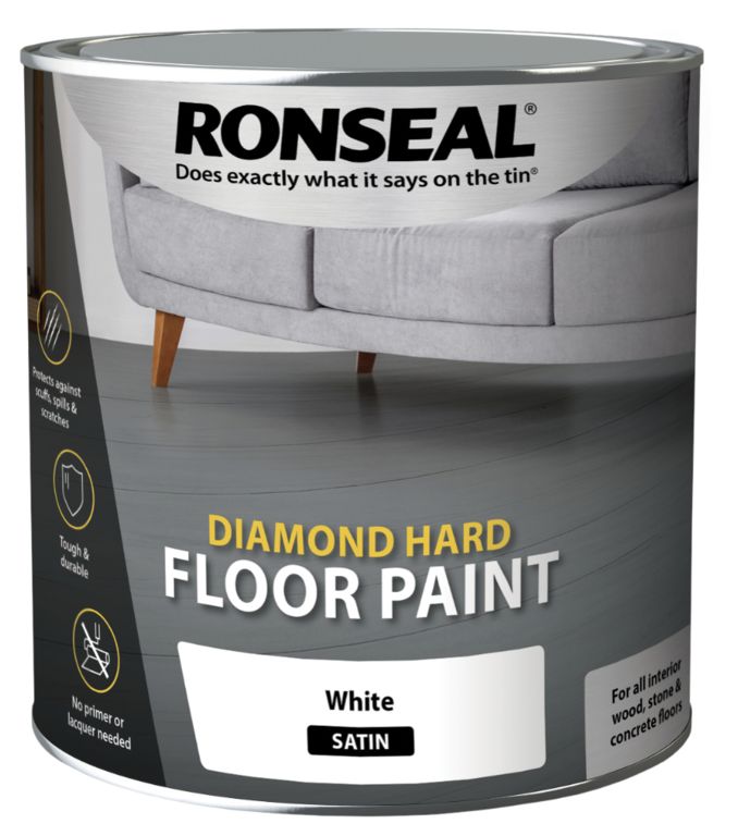 RONSEAL FLOOR PAINT WHITE 2.5L